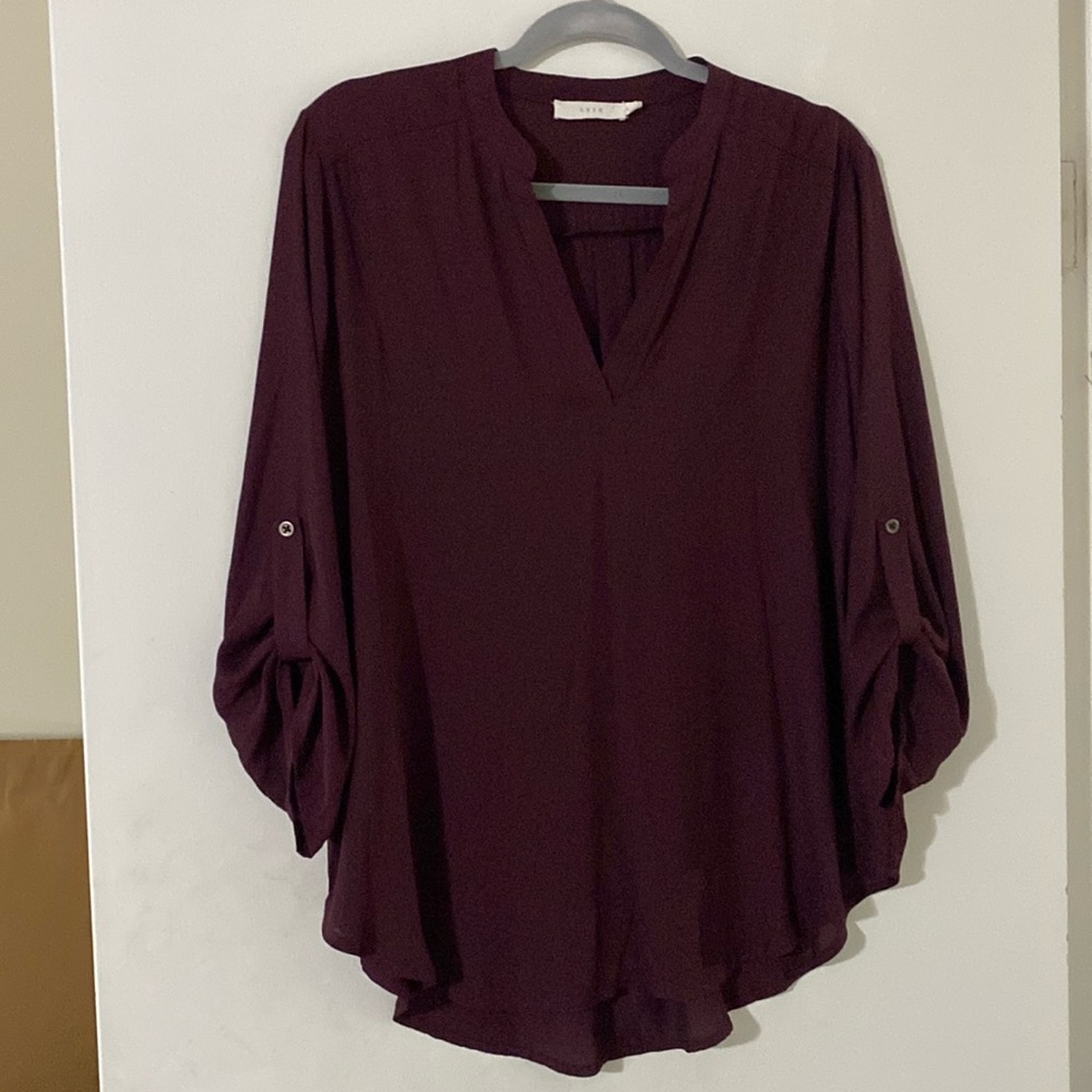 Maroon blouse